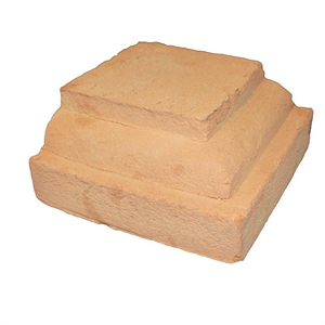 CAPITELLO ANGOLARE FATTO A MANO 12x23x23