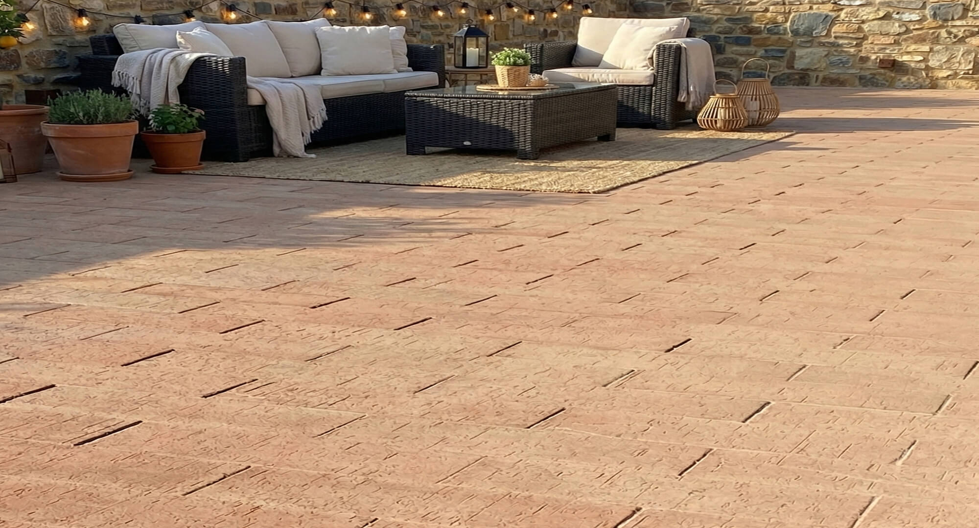 Terrazza in cotto Rustico